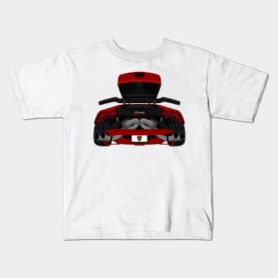 HURACAN DARK-RED Kids T-Shirt